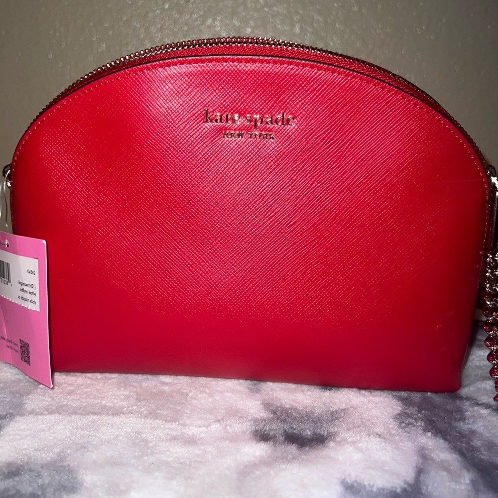 Kate Spade Spencer Double-Zip Dome Crossbody Bag